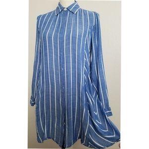 Spiaggia Dolce Striped Button Down Shirt Size X-Small
